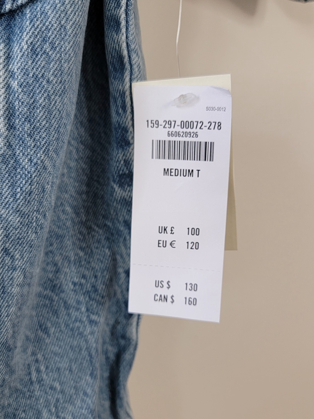 ✨NEW Abercrombie & Fitch 90s Denim Jumpsuit Women's Size M Wide Leg - Picture 3 of 11